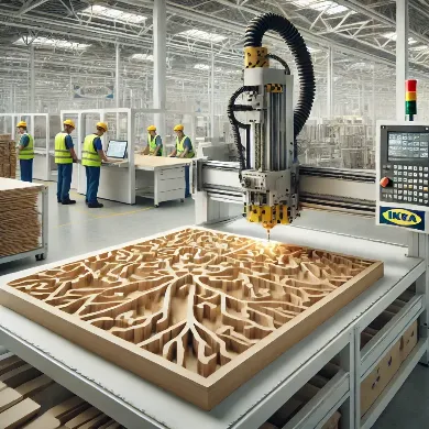 Rahasia Keberhasilan IKEA - Mesin CNC Untuk Produksi Furnitur Modular 